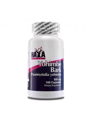 YOHIMBE BARK 500mg. 100 capsules